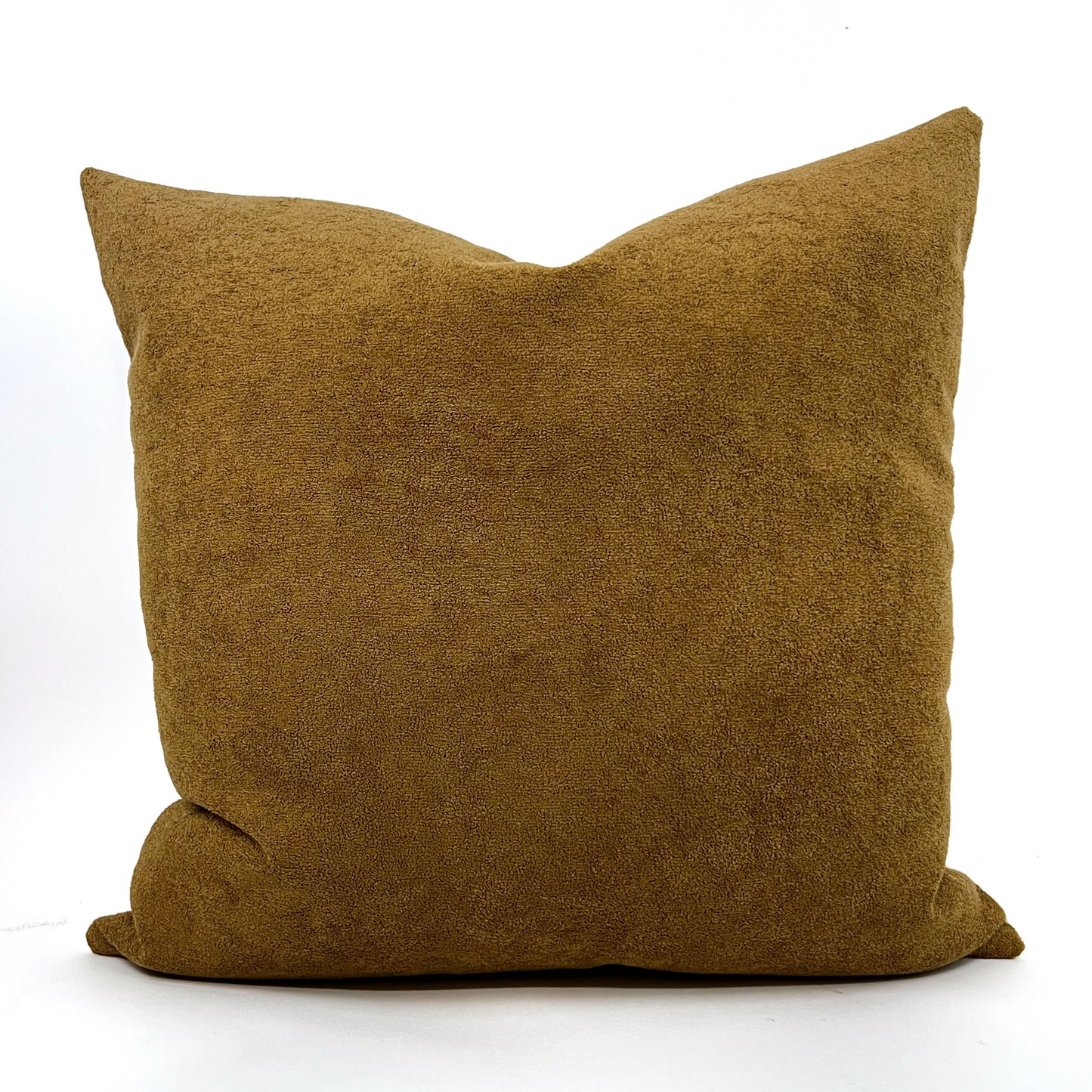 Pillow cover combination #20, beige and woven cream railroad stripe cover, juniper green Mughal floral cover, caramel brown woven cover