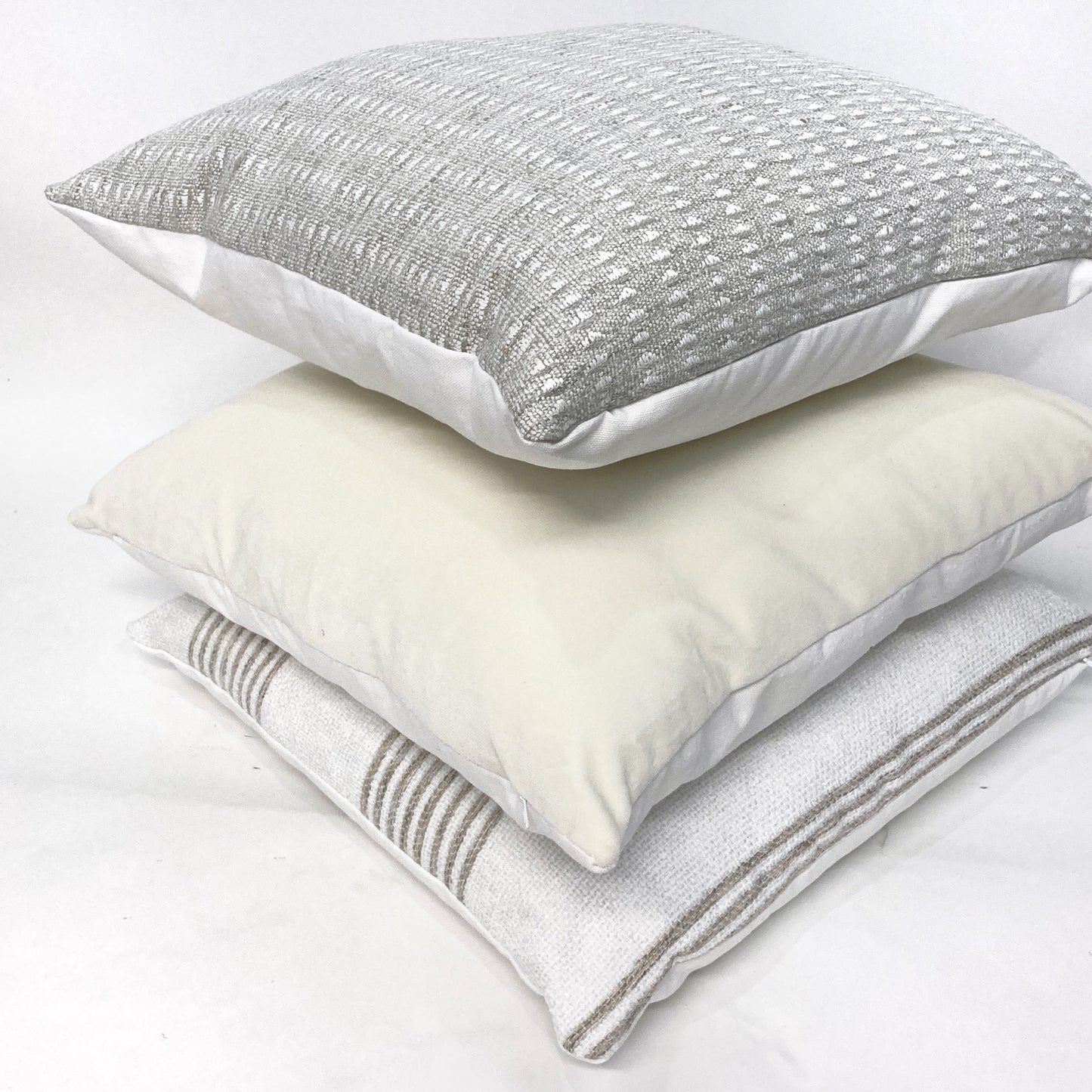 Oyster greige pillow cover