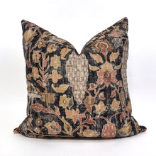 Load image into Gallery viewer, Earth tones botanical pillow cover
