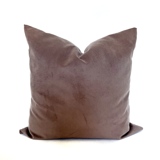 Dusty Mauve Velvet pillow cover