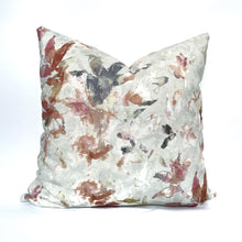 Load image into Gallery viewer, Watercolor floral pillow cover
