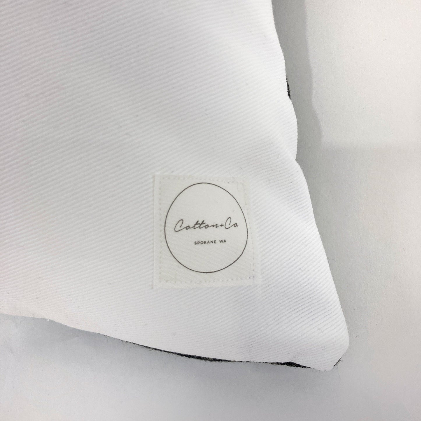 Cream, red and gold chunky woven stripe pillow cover