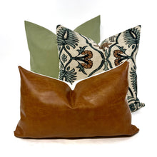 Load image into Gallery viewer, Sage green linen blend pillow cover
