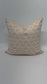 Pink and rust floral pillow cover