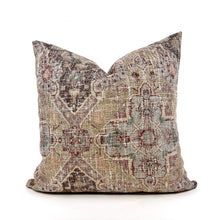 Load image into Gallery viewer, Jewel-toned medallion print pillow cover
