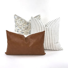 Load image into Gallery viewer, Gray stripe pillow cover
