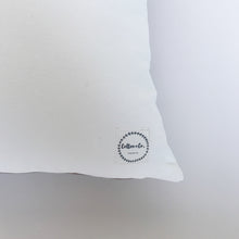 Load image into Gallery viewer, Cream and woven black stripe pillow cover
