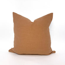 Load image into Gallery viewer, Terra cotta linen pillow cover
