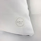 White velvet pillow cover