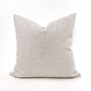 Cream woven pillow cover