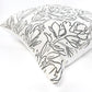 Abstract floral pillow cover