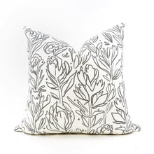 Load image into Gallery viewer, Abstract floral pillow cover
