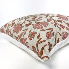 Load image into Gallery viewer, Pink wildflower pillow cover
