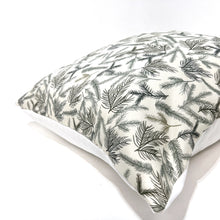 Load image into Gallery viewer, Evergreen branch pillow cover
