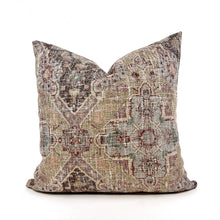 Load image into Gallery viewer, Jewel-toned medallion pillow cover
