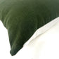 Moss green linen